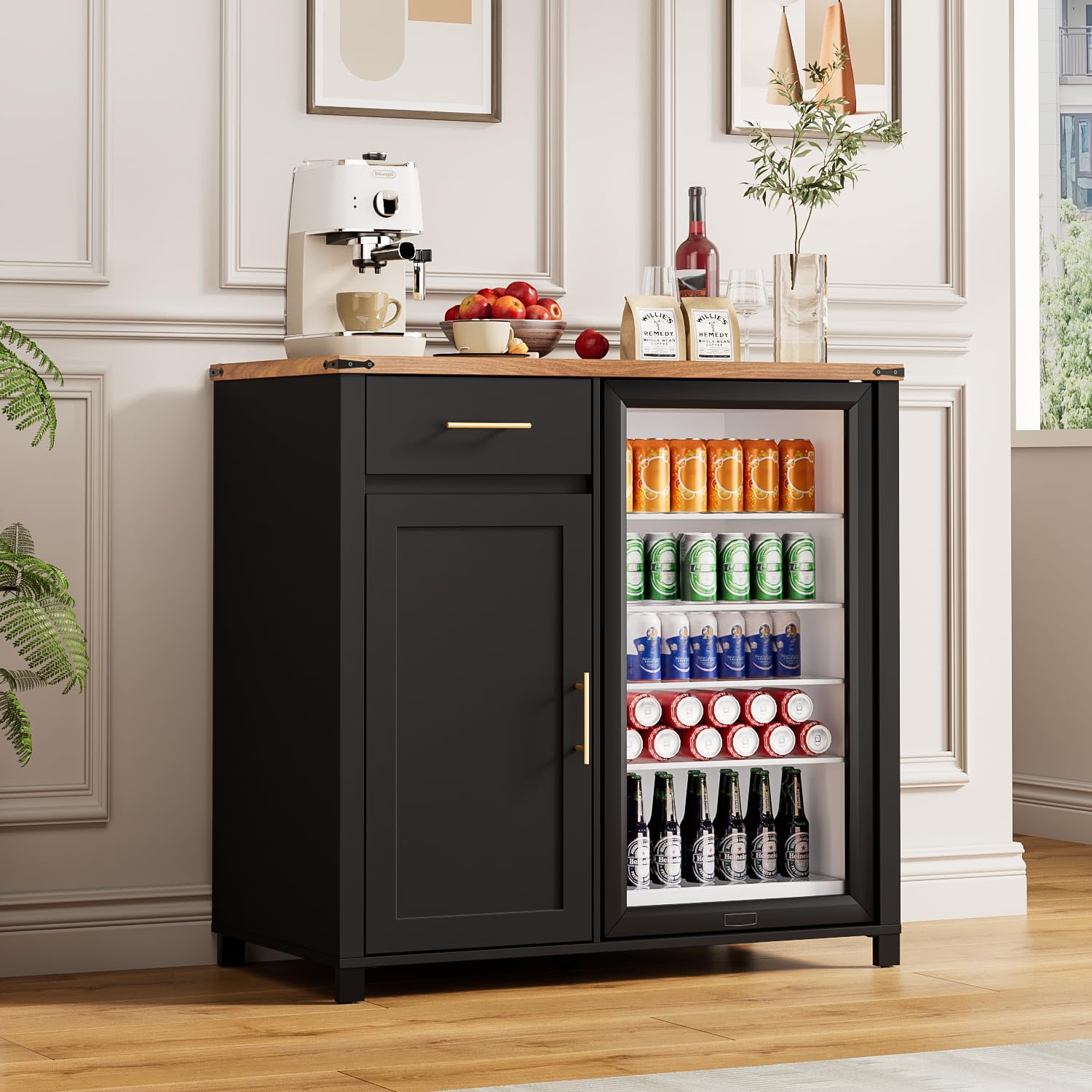 Home Bar Shelves - Mobile Bar per Caffè da 39