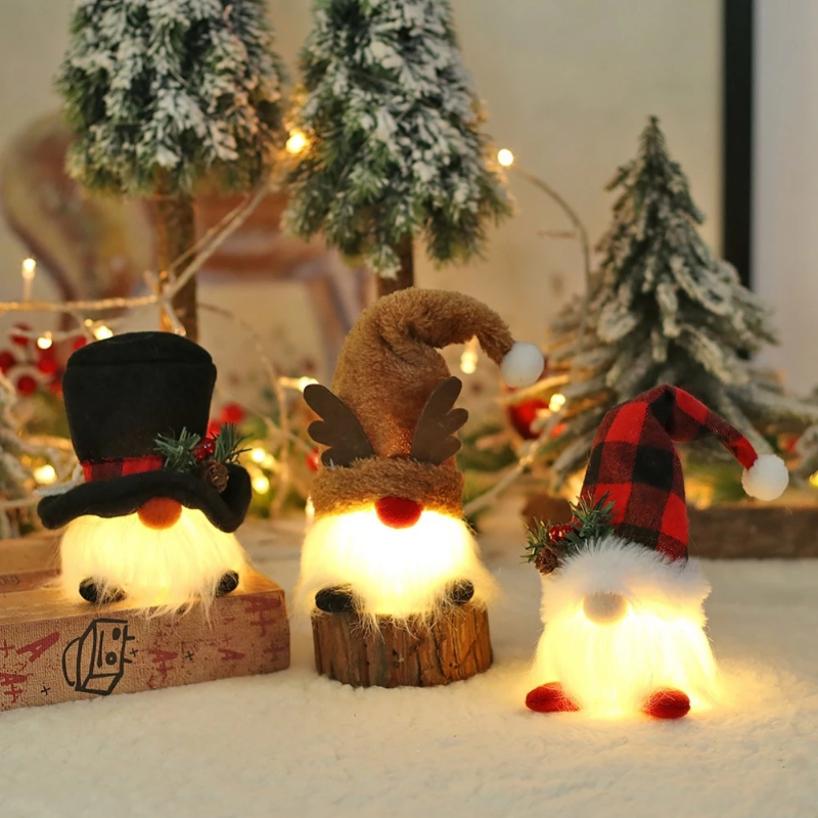 Home Bargains - Natale LED bambola ciondolo albero di