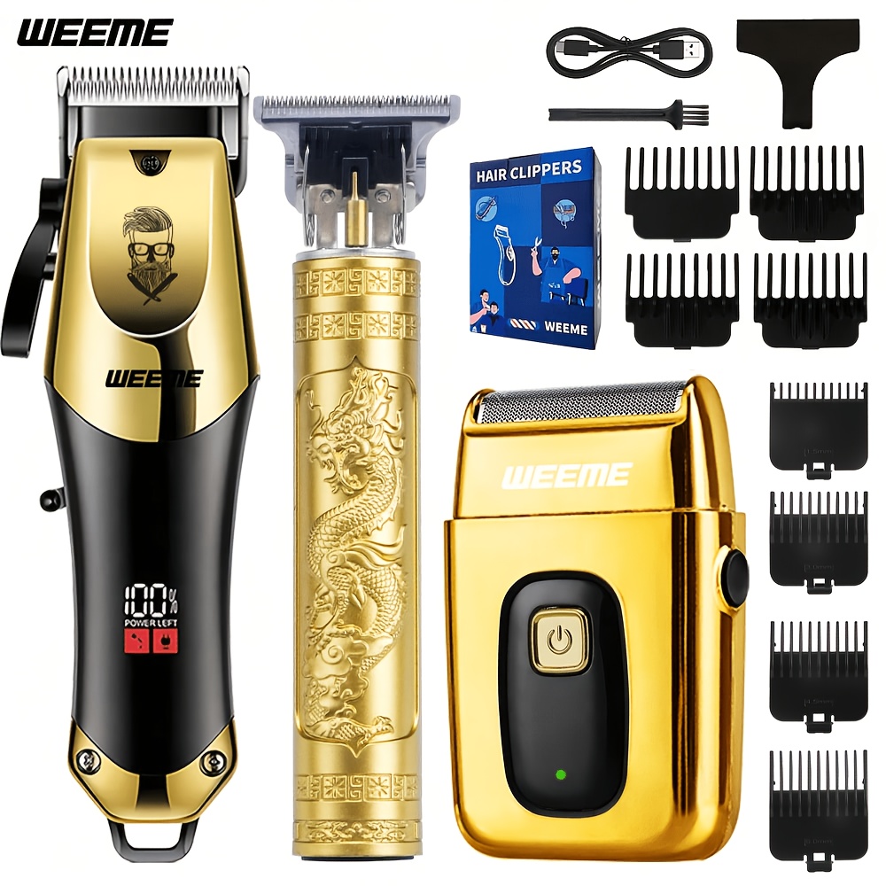 Home Barber - Set di 3 Tagliacapelli Elettrici da