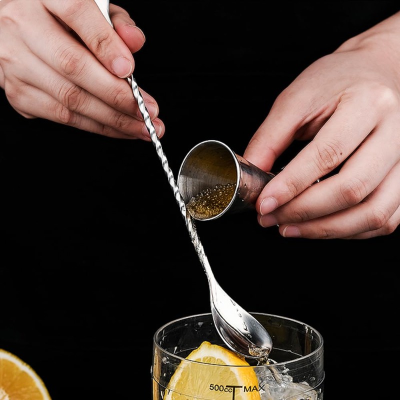 Bar Spoon Twisted - Cucchiaio da miscelazione per bevande da
