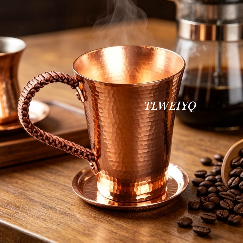 Mule Copper Mug - Tazza da caffè vintage in rame,