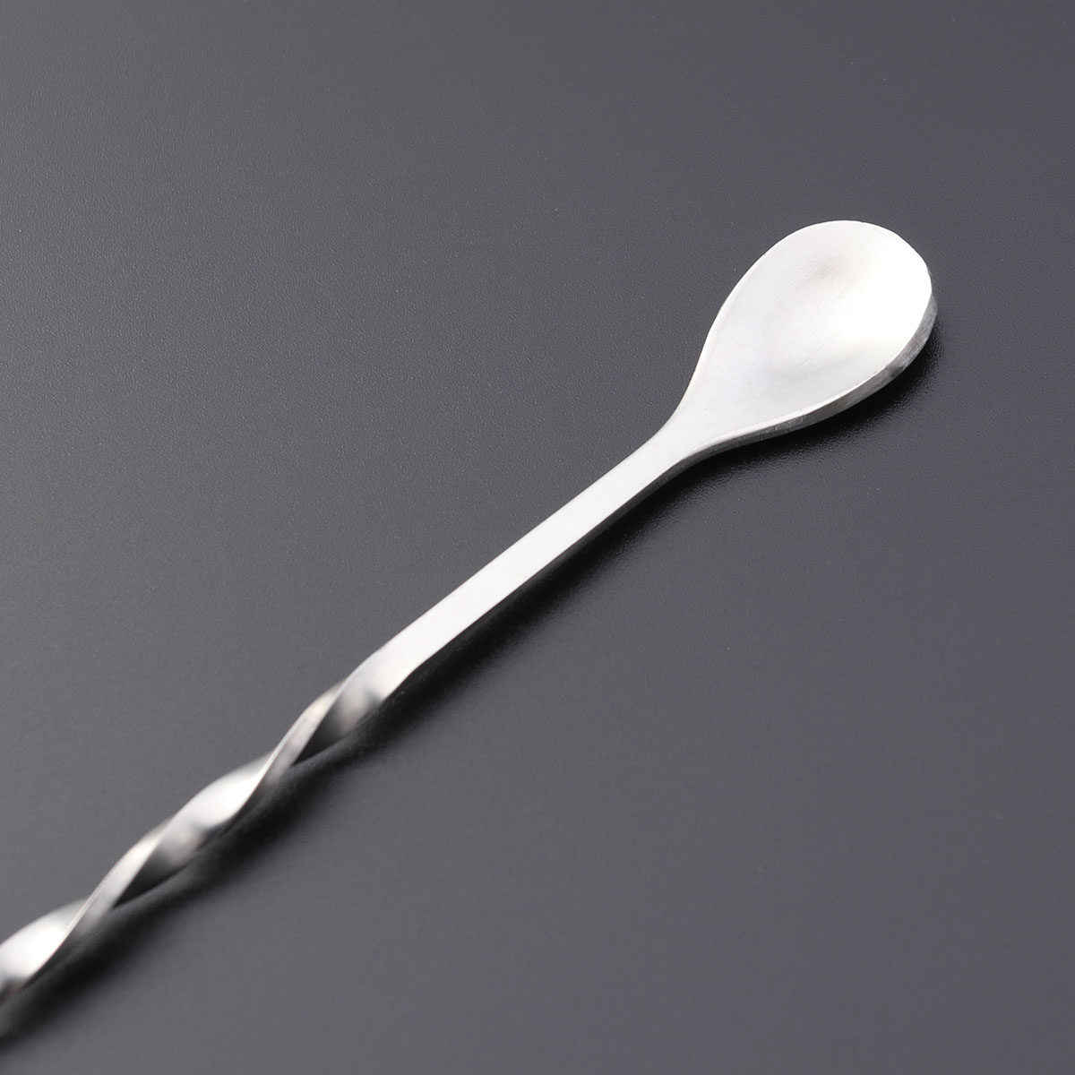 Bar Spoon Twisted - Cucchiaio a spirale in acciaio inossidabile,