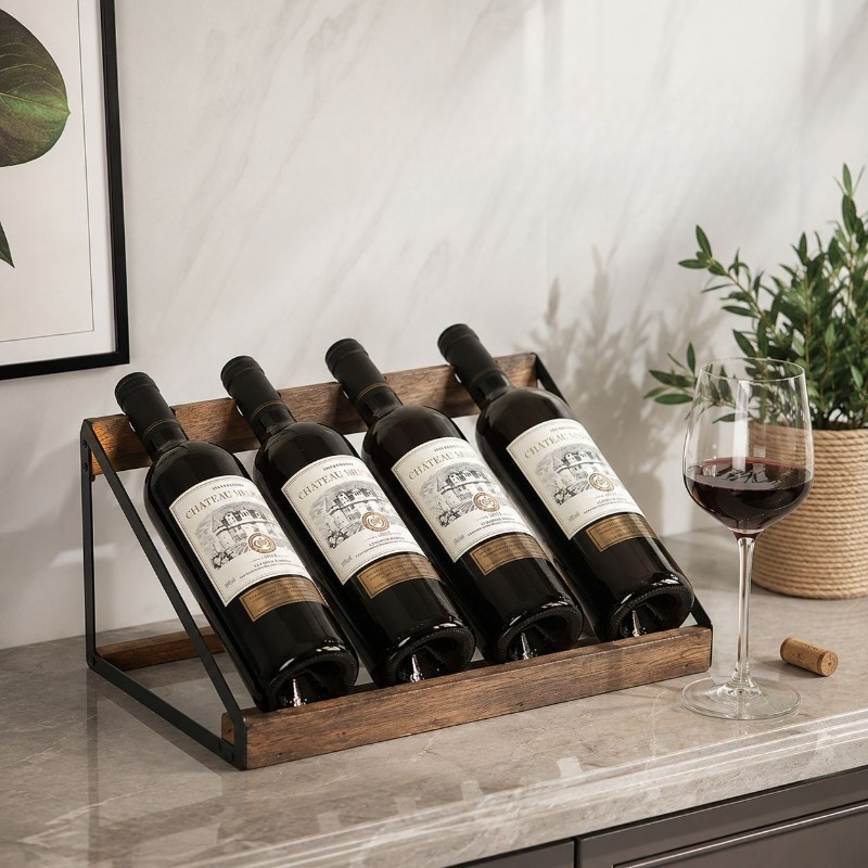 Porta Bottiglie di Vino in Leg - Home Bar Shelves recensione e prezzo