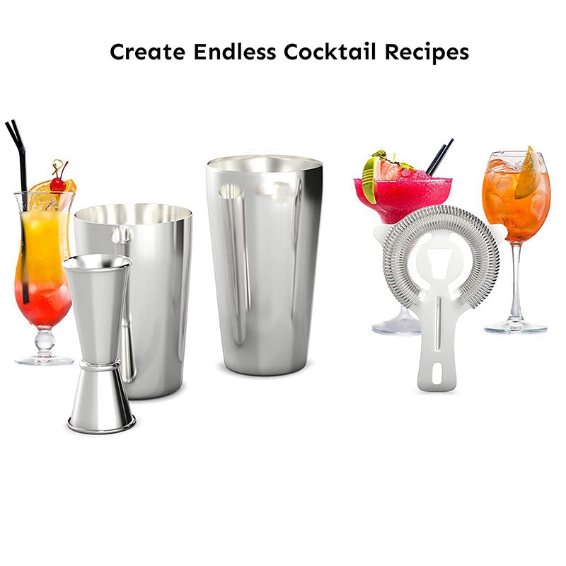 ABJT-Set shaker per cocktail:  - Boston Shaker Set recensione e prezzo