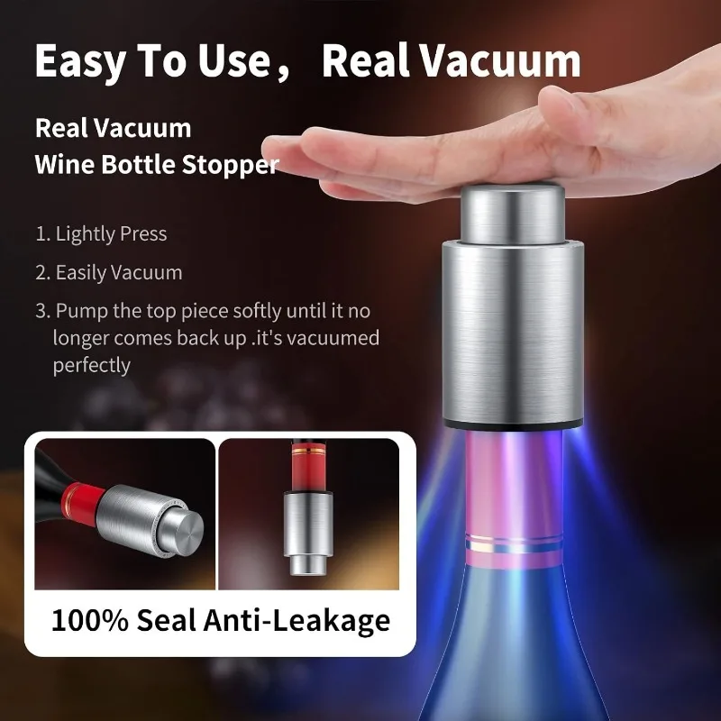 Tappi per bottiglie di vino Ta - Wine Preservation Pump recensione e prezzo