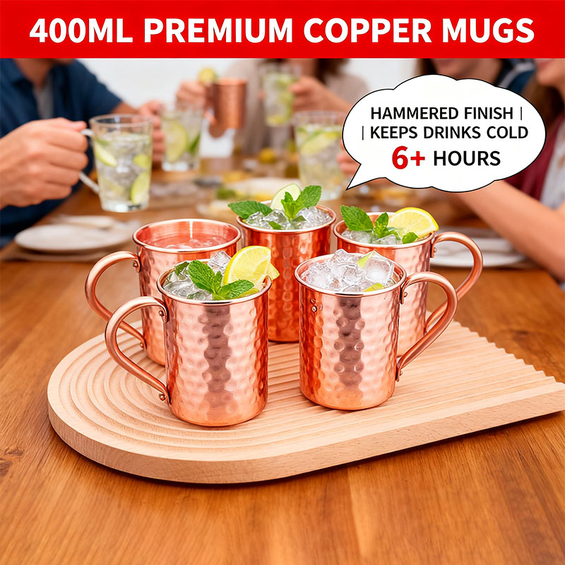 Nuove Tazze in Rame Puro al 10 - Mule Copper Mug recensione e prezzo