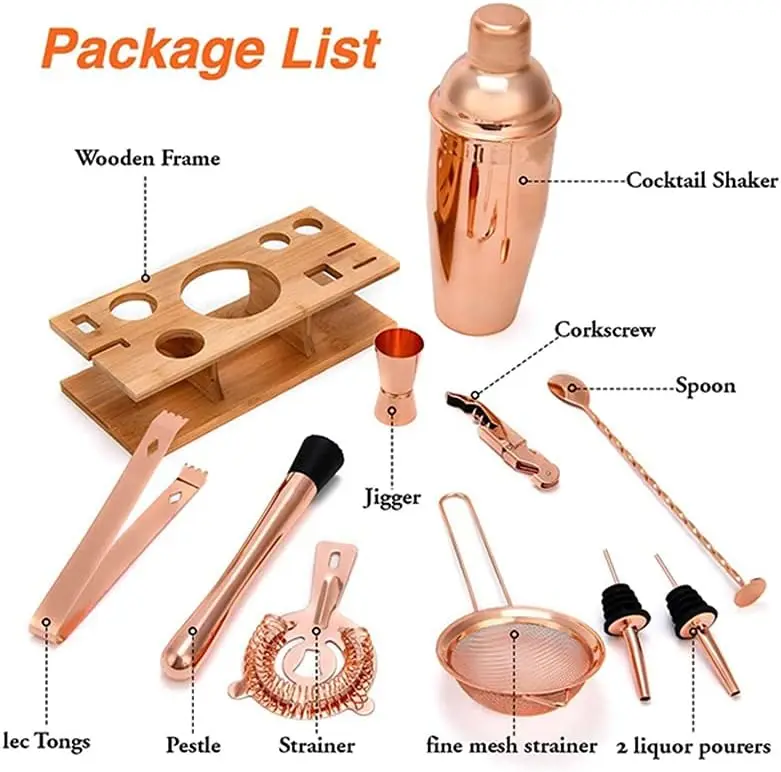 Kit da Barman 12 Pezzi, Set Sh - Boston Shaker Set recensione e prezzo