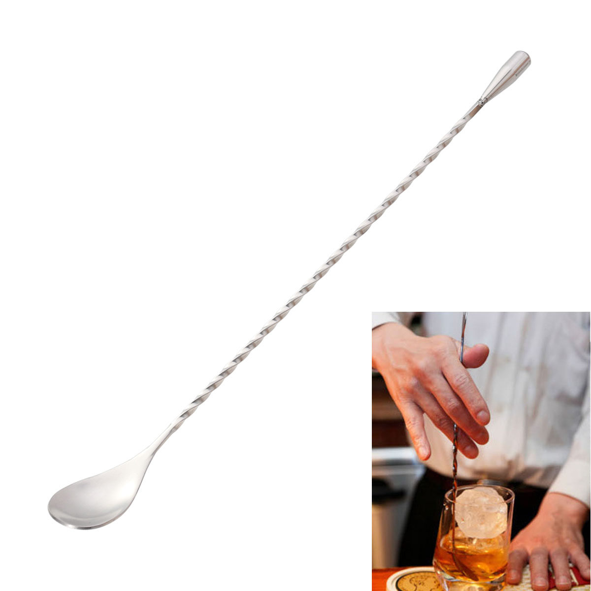 Cucchiaio da Bar in Acciaio In - Bar Spoon Twisted recensione e prezzo